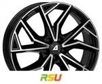 Alutec ADX.02 diamant-schwarz frontpoliert 7.5x18 ET18 - LK4/108 ML65.1 Alufelge
