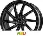 Brock B37 schwarz lackiert 8x18 ET45 - LK5/112 ML66.6 Alufelge schwarz