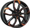 RC-Design RC34 black orange matt 8x19 ET50 - LK5/112 ML57.1 Alufelge orange