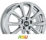 MSW MSW 79 full silver 6.5x16 ET47 - LK5/100 ML57.06 Alufelge silber