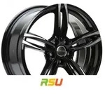 Avus Racing AF15 black polished 8.5x19 ET50 - LK5/112 ML57.1 Alufelge schwarz