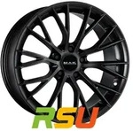 Mak M&uuml;nchen matt black 8x18 ET38 - LK5/120 ML72.6 Alufelge schwarz