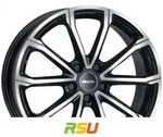 Mak DaVinci black mirror 7.5x18 ET55 - LK5/114.3 ML64.1 Alufelge schwarz