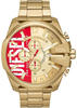 Diesel Uhren - Diesel Mega Chief Chronograaf Herrenuhr DZ4642 - Gr. unisize - in Gold