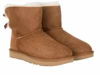 UGG Boots & Stiefeletten - W Mini Bailey Bow Ii - Gr. 36 (EU) - in Cognacbraun...