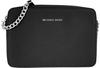 Michael Kors Crossbody Bags - Michael Kors Jet Set Schwarze Leder Umhängetasche -