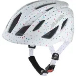 Alpina Pico Flash Kinder-Helm white polka dots gloss 50-55 cm