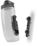 FidlockTrinkflaschen Set 590 ml Twist inkl. bike base - transparent wei&szlig;