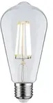 Paulmann 29122 Eco-Line Filament 230V LED Kolben ST64 E27 840lm 4W 3000K Klar
