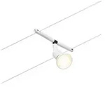 Paulmann 94445 CorDuo Seilsystem Salt Einzelspot GU5,3 max. 10W 12V Wei&szlig;...