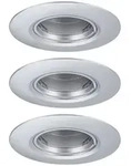 Paulmann 92113 Einbauleuchte 3er-Pack starr rund 90mm GU10 max. 3x10W 230V IP23