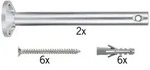 Paulmann 17806 Seilsystem Montageset Umlenker/Abh&auml;ngung Chrom matt