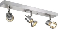 SLV Wand-und Deckenleuchte ASTO 3xGU10 alu brushed 147443