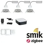 Paulmann 5180 Smart Home smik Gateway mit Wandtaster + LED Einbauleuchte Nova...