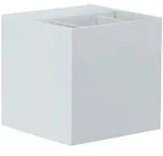 Paulmann 18001 LED Wandleuchte Cybo IP65 eckig 80x80mm 2700K 2x3,5W 355lm / 355lm