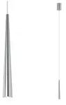 Paulmann 70929 LED Pendelleuchte Gutta 2700K 520lm 7W Alu geb&uuml;rstet