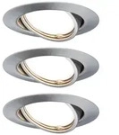 Paulmann 93425 LED Einbauleuchte 3-Step-Dim Base Coin Basisset schwenkbar 3x5W
