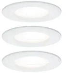 Paulmann 93478 LED Einbauleuchte 3-Step-Dim Nova Basisset IP44 GU10 3x6,5W 3x460lm