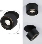 Paulmann 93370 LED Einbauleuchte Spircle rund 78mm 8W 550lm 230V 3000K Schwarz matt