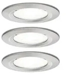 Paulmann 92979 LED Einbauleuchte Nova Basisset starr IP44 GU10 3x6,5W 3x470lm...