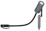 Paulmann 94368 Plug & Shine LED Gartenstrahler Radix Einzelspot IP65 3000K 6W Grau