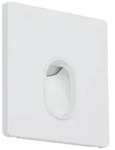 Paulmann 92922 LED Wandeinbauleuchte Wall eckig 78x78mm 1,1W 65lm 230V 2700K Wei&szlig;