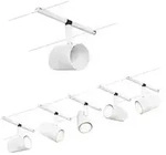 Paulmann 94467 CorDuo Seilsystem Cup Basisset GU5,3 max. 5x10W 230/12V Wei&szlig;