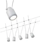 Paulmann 3980 LED Seilsystem TunLED Basisset 5x150lm 5x4W 2700K 230/12V Wei&szlig;/Chrom