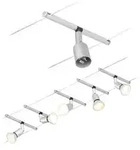 Paulmann 94442 CorDuo Seilsystem Salt Basisset GU5,3 max. 5x10W 230/12V Chrom matt