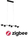 Paulmann 79784 LED Pendelleuchte Smart Home Zigbee 3.0 Puric Pane 2700K 6x450lm 6x6W