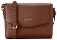 Lazarotti Umh&auml;ngetasche Bologna Leather Crossbody Umh&auml;ngetasche Leder 22 cm