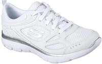 Sneaker SKECHERS "SUMMITS-SUITED", Damen, Gr. 36, silber (wei&szlig;, silberfarben),