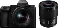 Panasonic DC-S5 IIX Geh&auml;use + S 20-60mm f3,5-5,6 + S 50mm f1 Systemkamera