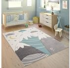 Paco Home Kinderteppich Cosmo 707, rechteckig, H&ouml;he: 13 mm, 3D-Design, niedliches