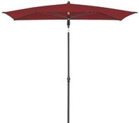 doppler&reg; Sonnenschirm ACTIVE, H 237 cm, Stahl, Rot, Neigbar, H&ouml;henverstellbar,