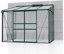 Vitavia Gew&auml;chshaus Ida 5200 ESG/HKP Smaragd Alu mit 2 Fenster