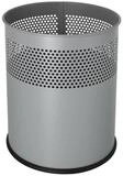 HELIT Papierkorb the dot H25157, 15 Liter, Metalleimer, pulverbeschichtet, mit