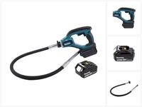 Makita R&uuml;hrwerk DVR 450 G1 Akku Betonverdichter 18 V 1,2 m + 1x Akku 6,0 Ah