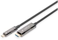 Digitus Digitus USB-C - HDMI AOC Adapterkabel, UHD 4K / 60 Hz, 20m HDMI-Kabel