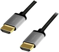 LogiLink HDMI-Anschlussabel, A/M zu A/M, 4K/60 Hz, Alu, /5 m CHA0103 Audio- &