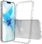 JT Berlin Handyh&uuml;lle Pankow-Clear 6,1 Zoll, Weicher TPU Rahmen + harte