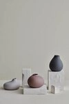 blomus Dekovase NONA, aus Porzellan, unglasiert (Set, 3 St), Vase in 3