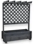 promadino Spalier, Pergola mit Pflanzkasten, BxTxH: 102x65x140 cm grau