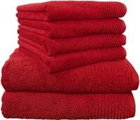 Dyckhoff Handtuch Set Brillant, Walkfrottee (Set, 6-St), mit Streifenbord&uuml;re,4