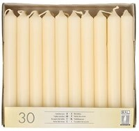 PAPSTAR Tafelkerze Tafelkerzen &Oslash; 2,1 cm, 19,6 cm creme 30 Stk