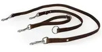 Das Lederband Hundeleine Universal Hundeleine Weinheim Mocca braun 235 cm / 18 mm