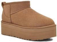 Winterboots UGG "Unisex, Classic Ultra Mini Platform", M&auml;dchen, Gr. 8 (39), braun
