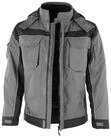 Qualitex Workwear Winterjacke Winterjacke "PRO" grau/schwarz, Gr. XXL