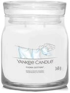 Yankee Candle Duftkerze Aromatic candle Signature glass medium Clean Cotton 368...