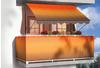 Angerer Freizeitmöbel Klemmmarkise orange-braun, Ausfall: 150 cm, versch....